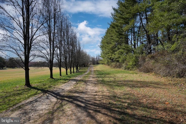 view of road