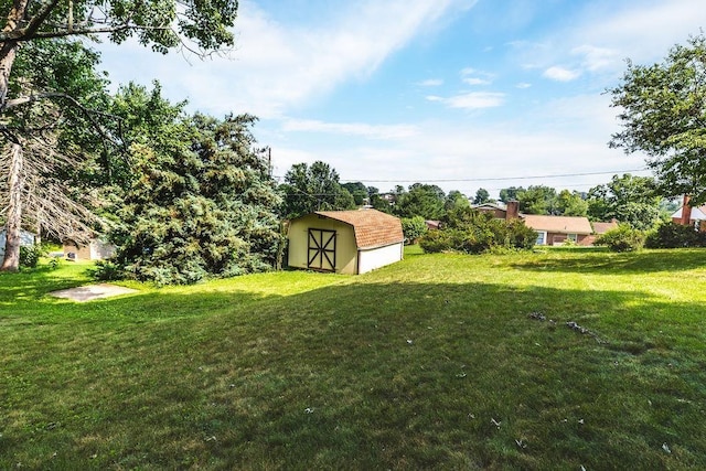 304 Burnley Dr, Staunton, VA 24401 - view of green lawn with a shed