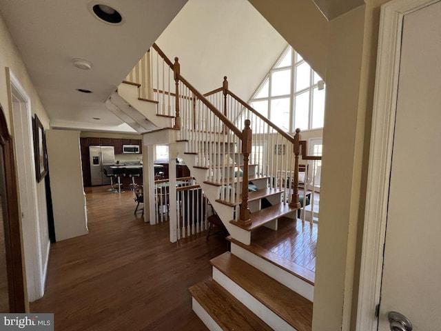 902 Eastover Pkwy, Locust Grove, VA 22508 - stairway with wood finished floors
