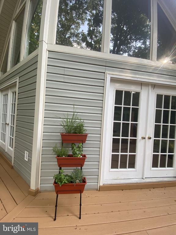 902 Eastover Pkwy, Locust Grove, VA 22508 - exterior view of french doors