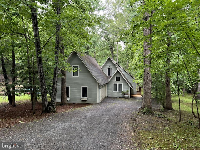902 Eastover Pkwy, Locust Grove, VA 22508 - a-frame style home featuring driveway