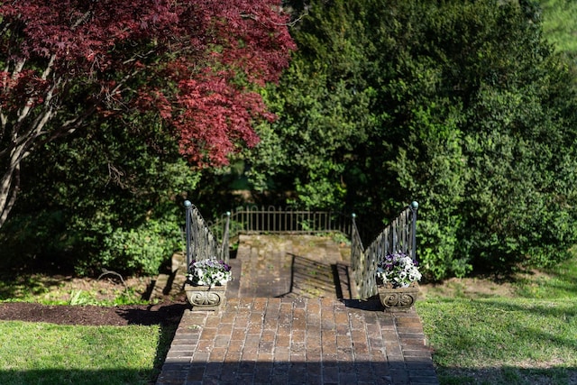 675 Beverley St E, Staunton, VA 24401 - view of yard with a patio area and fence