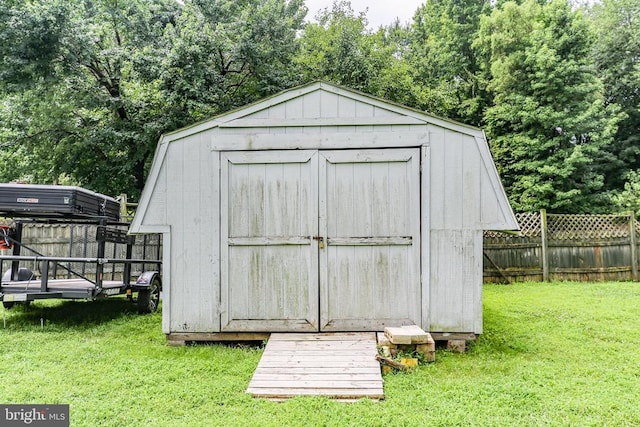 10708 Live Oak Ct, Fredericksburg, VA 22407 - view of shed with view of wooded area