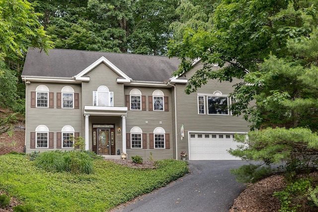 2226 Lanier Ln, Mcgaheysville, VA 22840 - colonial house featuring asphalt driveway and an attached garage