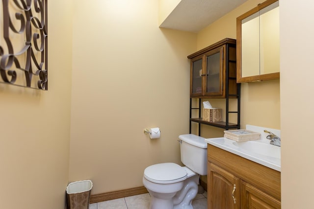 2226 Lanier Ln, Mcgaheysville, VA 22840 - half bath with vanity and tile patterned floors