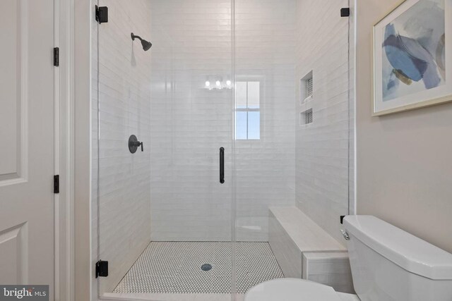 7039 Silk, Jeffersonton, VA 22724 - bathroom featuring toilet and a shower stall