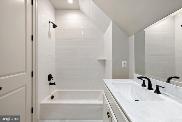 7039 Silk, Jeffersonton, VA 22724 - bathroom with vanity and washtub / shower combination
