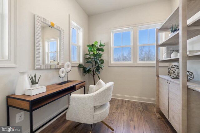 7039 Silk, Jeffersonton, VA 22724 - office featuring wood finished floors and baseboards