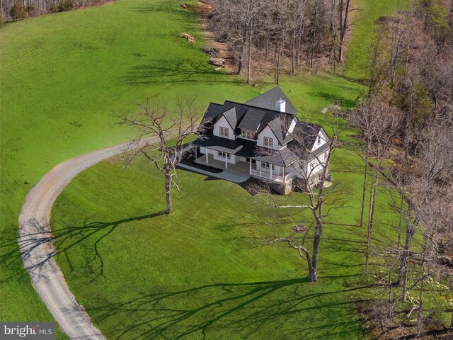 7039 Silk, Jeffersonton, VA 22724 - view from above of property