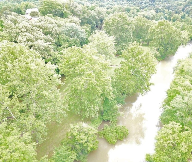 79 River Ridge Rd, Verona, VA 24482 - aerial view of a nearby body of water and a heavily wooded area