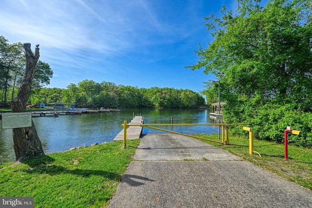 343 Aspen Hill Rd, Mineral, VA 23117 - dock area with a water view