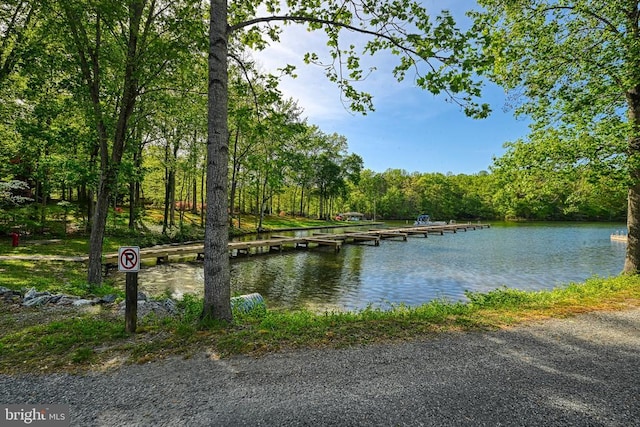 343 Aspen Hill Rd, Mineral, VA 23117 - water view featuring a heavily wooded area