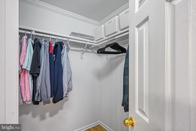 343 Aspen Hill Rd, Mineral, VA 23117 - spacious closet featuring wood finished floors