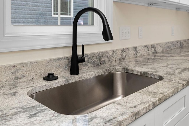 1019 Frye St, Waynesboro, VA 22980 - kitchen view of a sink and white cabinets