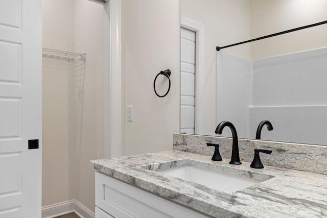 1019 Frye St, Waynesboro, VA 22980 - bathroom with vanity and baseboards