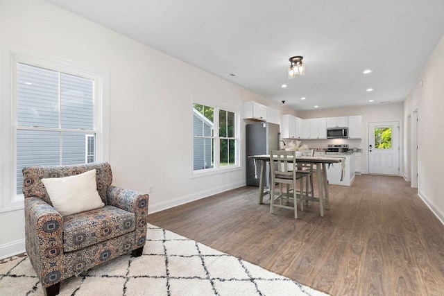 1019 Frye St, Waynesboro, VA 22980 - living room with wood finished floors and recessed lighting