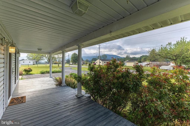 1066 Honeyville Rd, Stanley, VA 22851 - wooden terrace featuring a porch