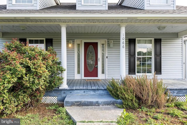 1066 Honeyville Rd, Stanley, VA 22851 - property entrance with covered porch