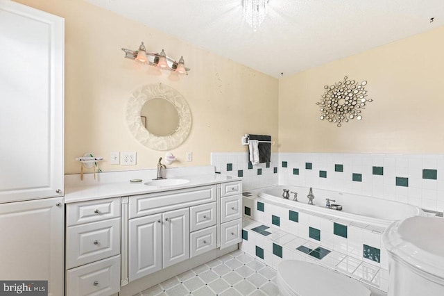 1066 Honeyville Rd, Stanley, VA 22851 - full bath featuring toilet, tile patterned floors, a bath, and vanity