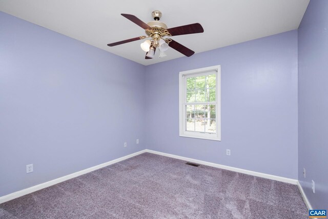 25 Bearwood Dr S, Palmyra, VA 22963 - carpeted empty room featuring baseboards and ceiling fan
