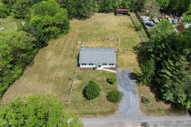 view of subject property