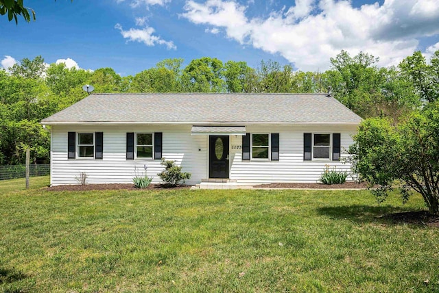 view of ranch-style home