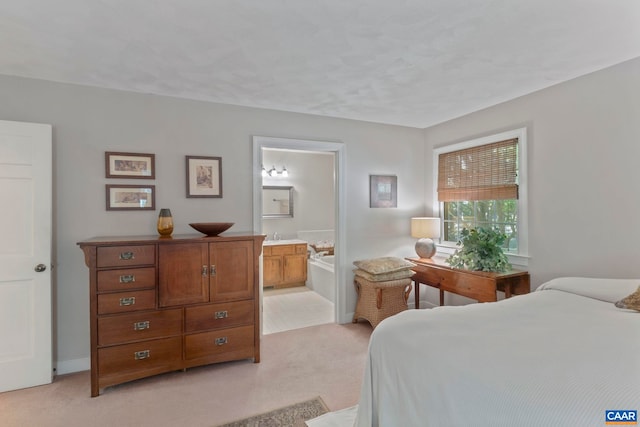 2 Whippoorwill Ln, Palmyra, VA 22963 - bedroom featuring light carpet and ensuite bath