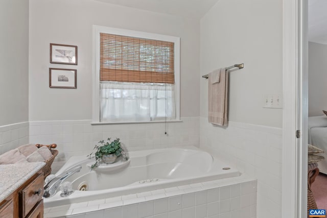 2 Whippoorwill Ln, Palmyra, VA 22963 - ensuite bathroom featuring a whirlpool tub and vanity