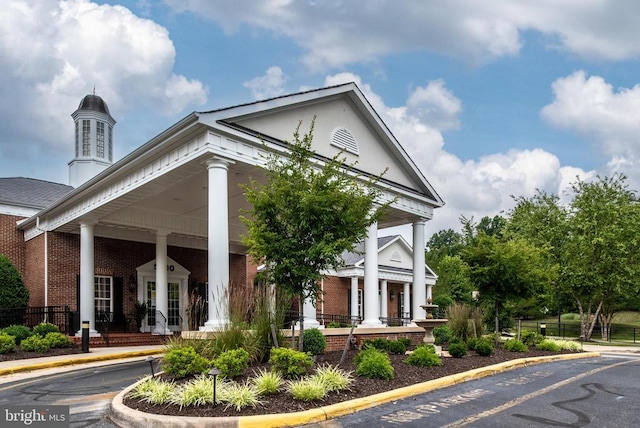 5715 Kesslers Xing W, Fredericksburg, VA 22407 - view of front facade with covered porch and brick siding