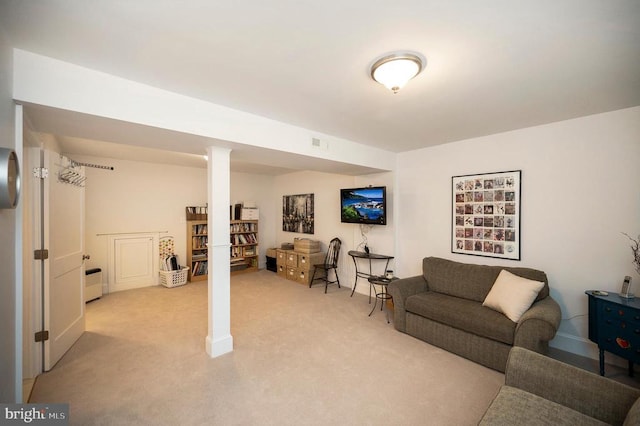 1411 Lakeview Pkwy, Locust Grove, VA 22508 - living area featuring light carpet
