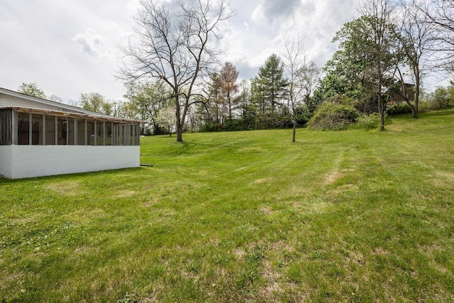 911 Old White Hill Rd, Stuarts Draft, VA 24477 - view of grassy yard with a sunroom