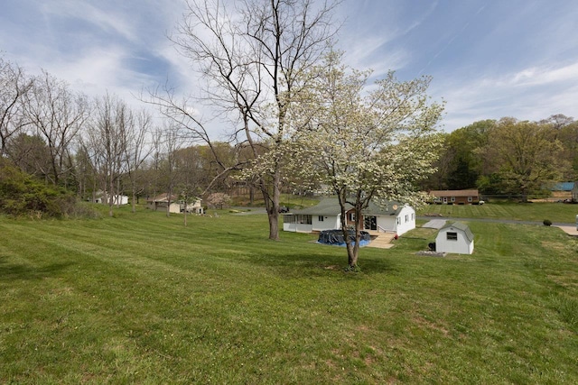 911 Old White Hill Rd, Stuarts Draft, VA 24477 - view of grassy yard featuring a shed and an outbuilding