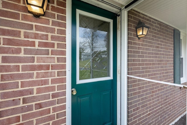 911 Old White Hill Rd, Stuarts Draft, VA 24477 - property entrance with brick siding