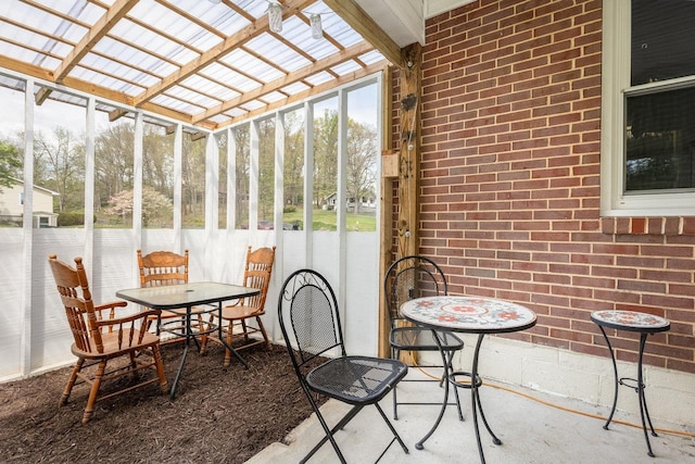 911 Old White Hill Rd, Stuarts Draft, VA 24477 - sunroom featuring outdoor dining space