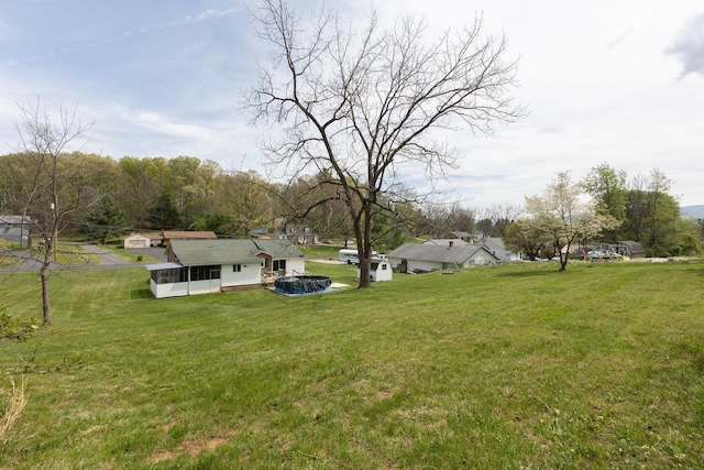 911 Old White Hill Rd, Stuarts Draft, VA 24477 - view of grassy yard featuring a sunroom