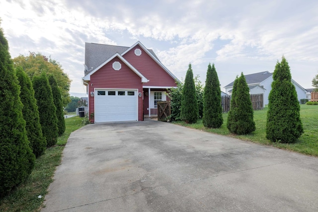 200 Kingsport Rd, Waynesboro, VA 22980 - view of front of home with an attached garage and concrete driveway