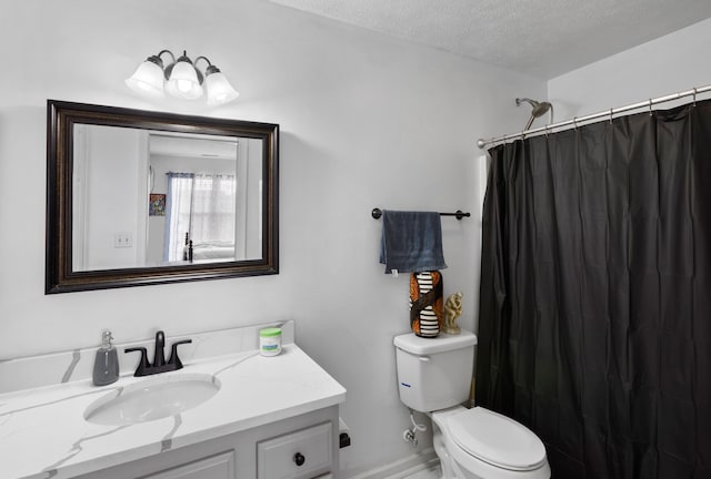 200 Kingsport Rd, Waynesboro, VA 22980 - full bathroom featuring vanity, a textured ceiling, and curtained shower