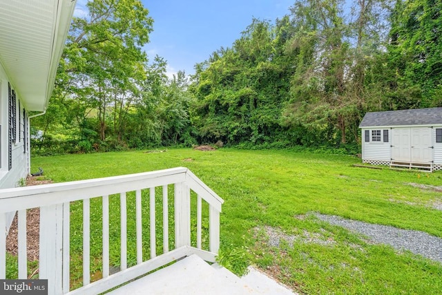 19012 Lahore Rd, Orange, VA 22960 - view of green lawn featuring a storage shed