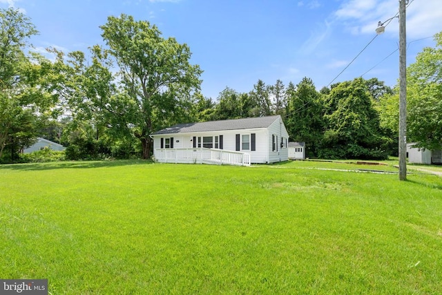 19012 Lahore Rd, Orange, VA 22960 - view of front facade featuring a front lawn