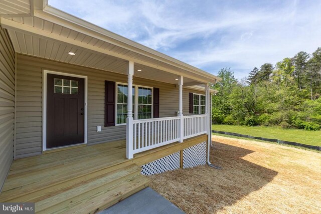 2434 Repton Mill Rd, Aroda, VA 22709 - property entrance featuring a porch
