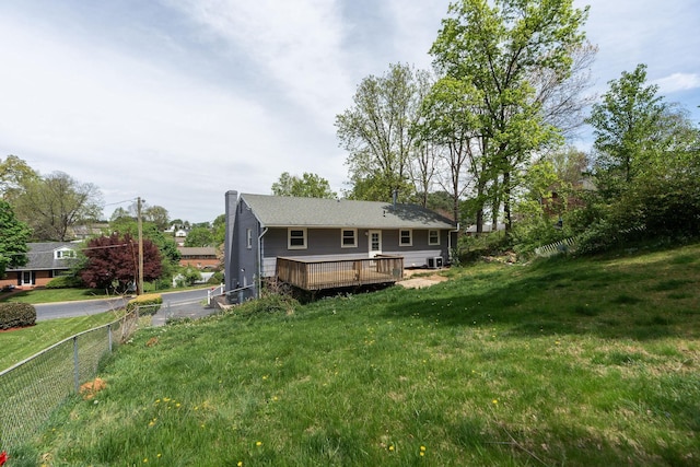 402 Marshall St, Staunton, VA 24401 - rear view of house featuring a deck