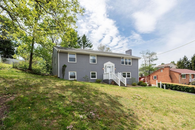 402 Marshall St, Staunton, VA 24401 - rear view of property featuring a chimney