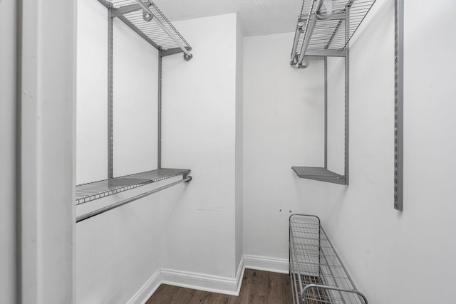 402 Marshall St, Staunton, VA 24401 - spacious closet with dark wood-style floors