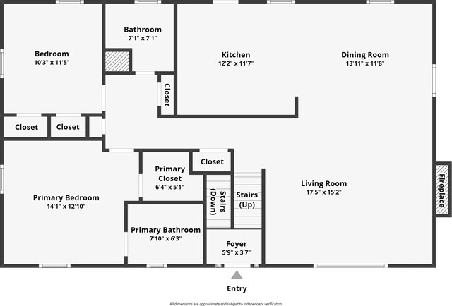 402 Marshall St, Staunton, VA 24401 - room layout