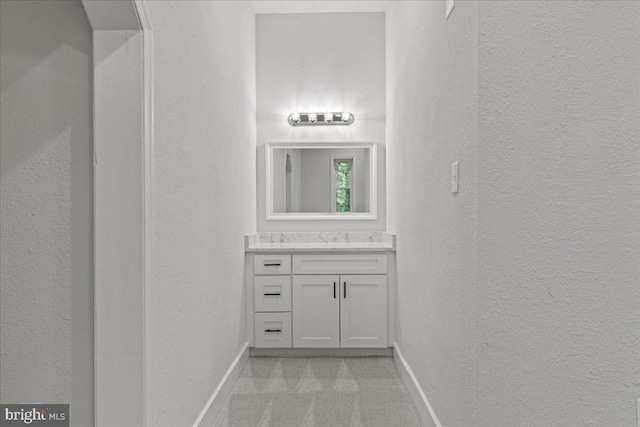 3050 Patriot Ln, Fredericksburg, VA 22408 - bathroom with a textured wall and vanity