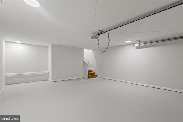 3050 Patriot Ln, Fredericksburg, VA 22408 - garage with baseboards