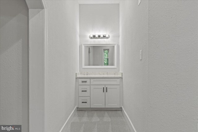 3050 Patriot Ln, Fredericksburg, VA 22408 - bathroom with a textured wall and vanity