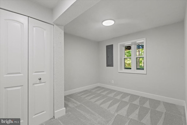 3050 Patriot Ln, Fredericksburg, VA 22408 - unfurnished bedroom with carpet floors, electric panel, and a closet