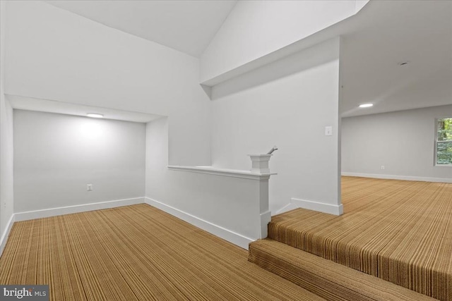 3050 Patriot Ln, Fredericksburg, VA 22408 - spare room with baseboards and lofted ceiling
