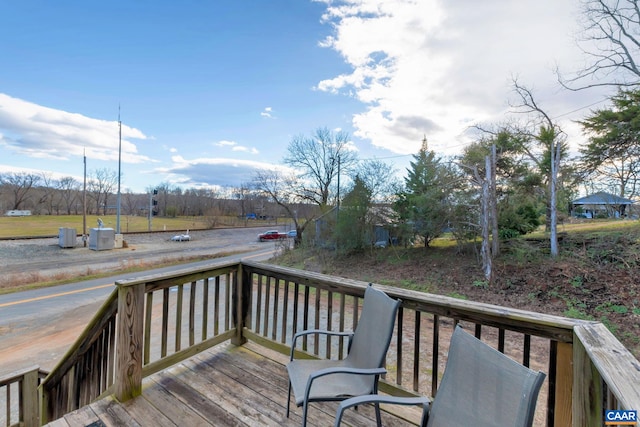3340 James River Rd, Howardsville, VA 24562 - view of deck